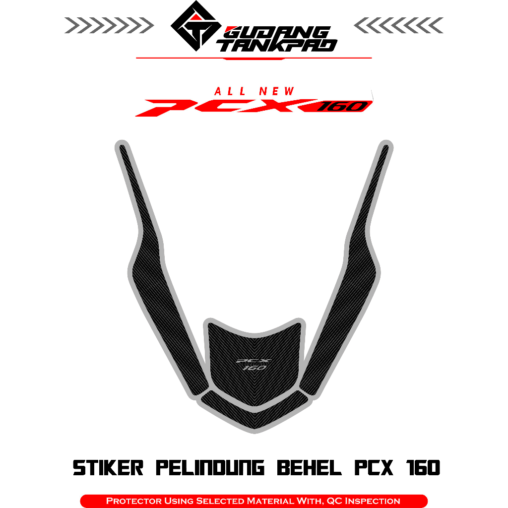 Stiker  PREMIUM Pelindung PCX 160  ABS , CBS stiker anti gores behel pcx 160 stiker timbul pcx 160