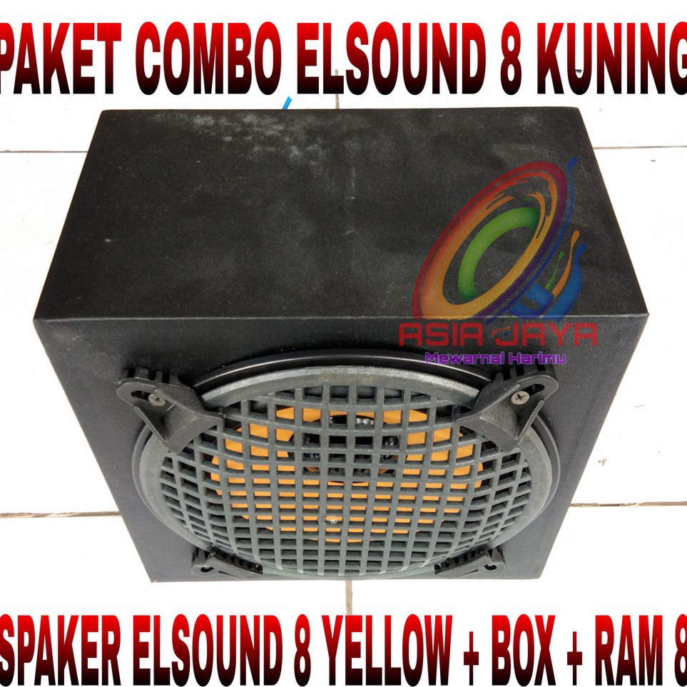 Diskon Combo Elsound 8 Yellow plus Box 8 Single dan Tutup 8 Inch