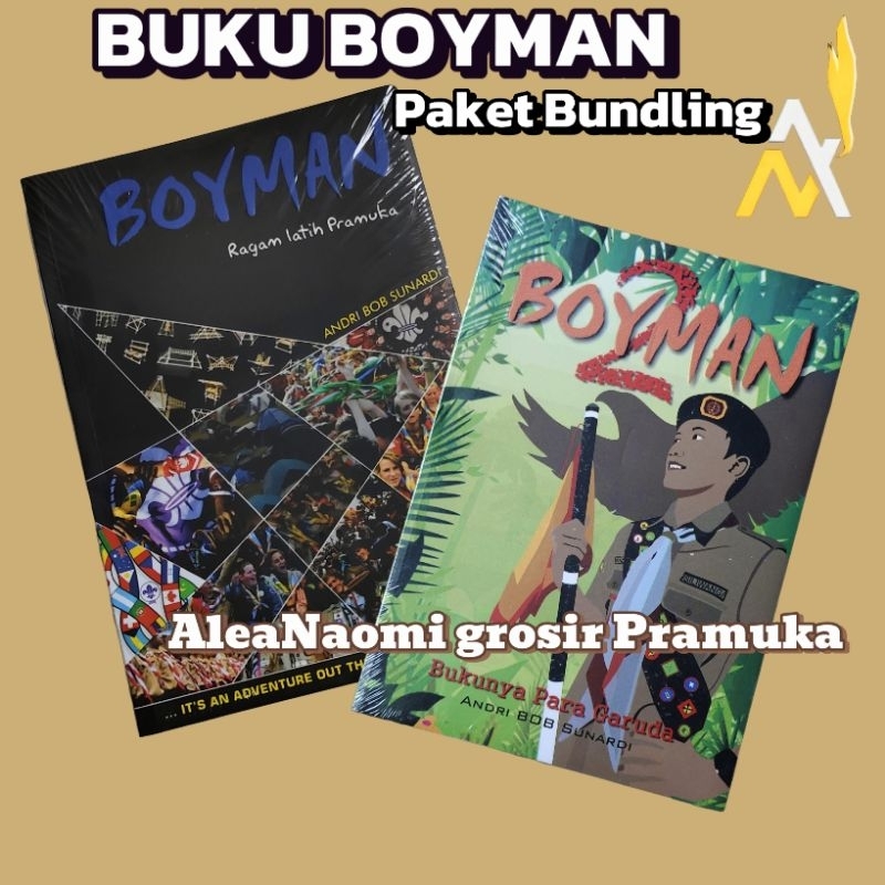 PAKET Buku pramuka buku BOYMAN dan BOYMAN 2 buku ragam latih pramuka buku boyman hitam boyman hijau