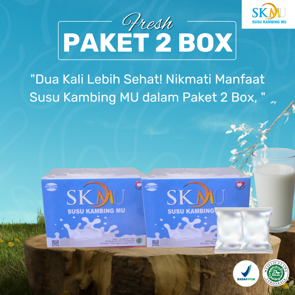 

Susu Kambing Mu Paket 2 Box