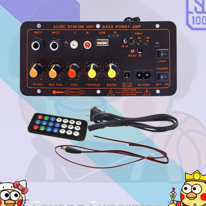 Bonus Sayang manD1 Amplifier Board Bluetooth 5 Subwoofer DIY 3W AC 22V 12V 24V Kit Mobil HIFI Amplif