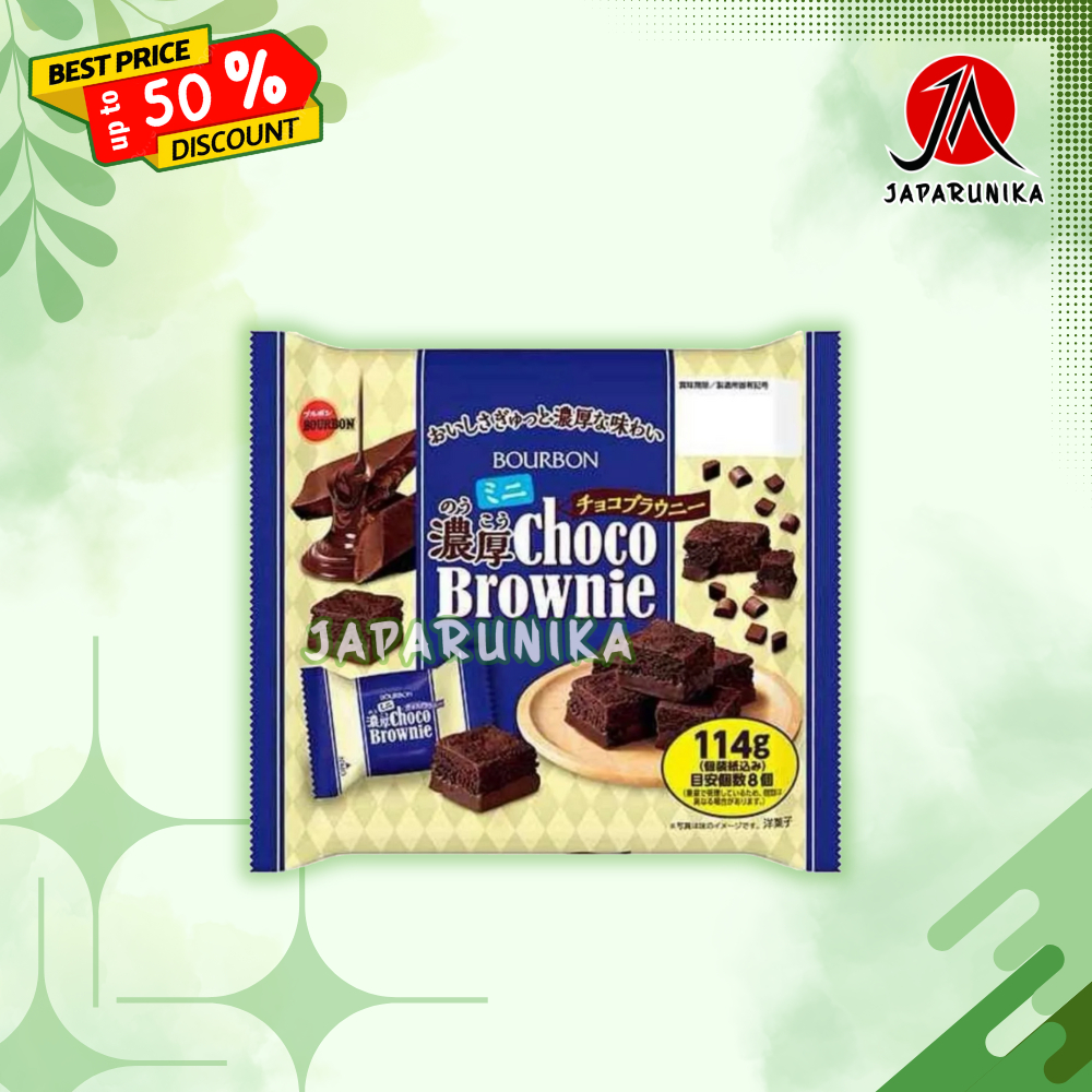

Brownie Choco Bourbon Brownies Cokelat Original Jepang
