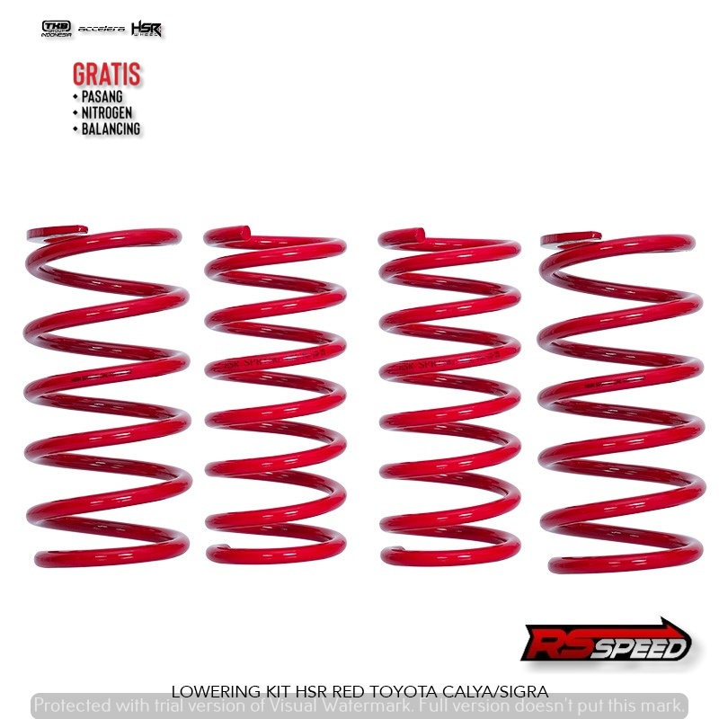 Per Ceper/Lowering kit HSR baut Mobil Calya,Sigra-Toko Velg dan Ban Bintaro
