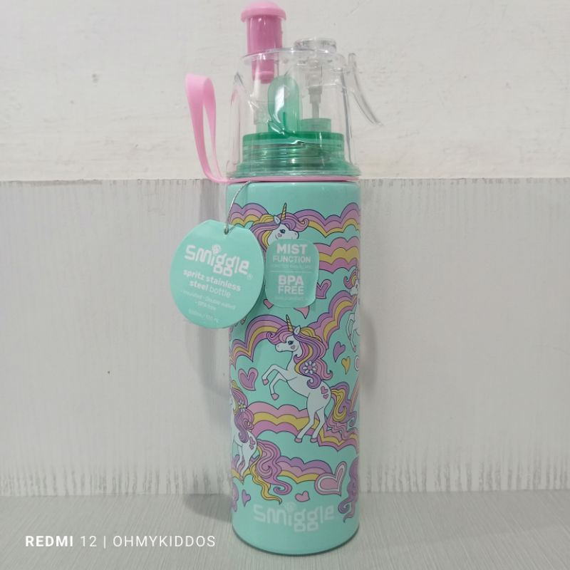 ori original smiggle limitless spritz stainless steel bottle BPA free insulated double walled termos