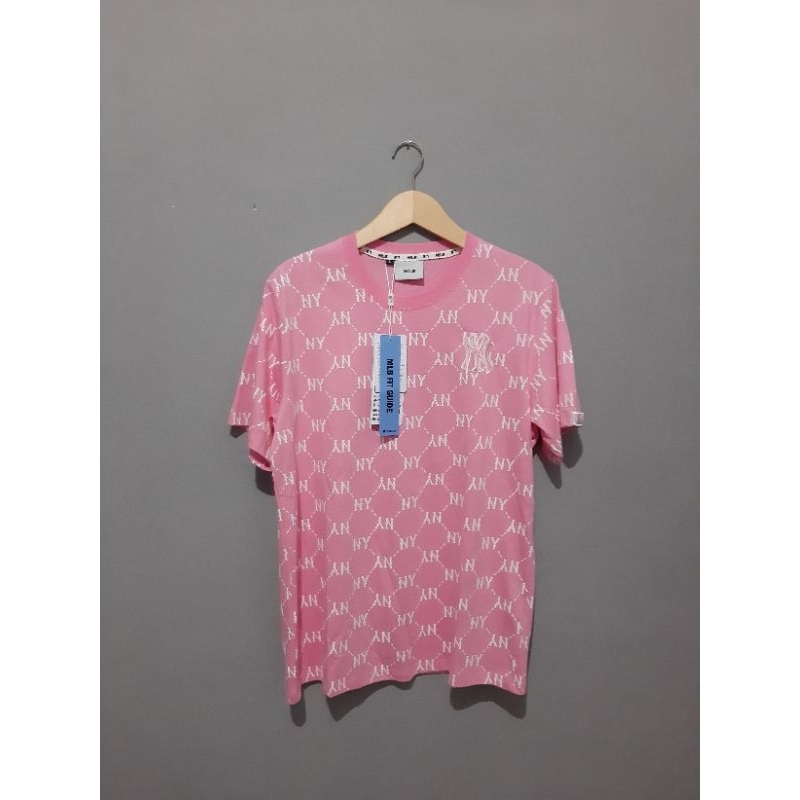 T-shirt MLB Monogram Pink