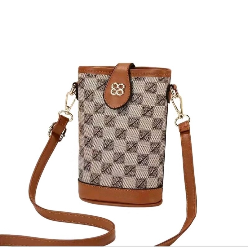 Izza Tas Handphone Selempang Dan Bahu Wanita kekinian Sling bag Shoulder bag women Terbaru  2025