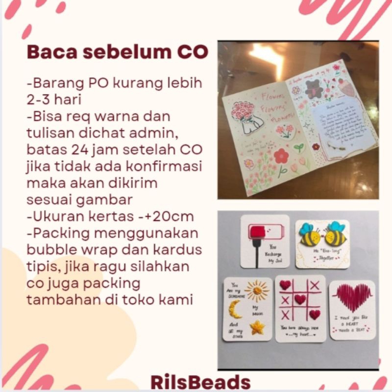 Gift Card Set Reguler // Gift Card Lucu // Gift Card Set For Boyfriend // Gift Card For Bestie