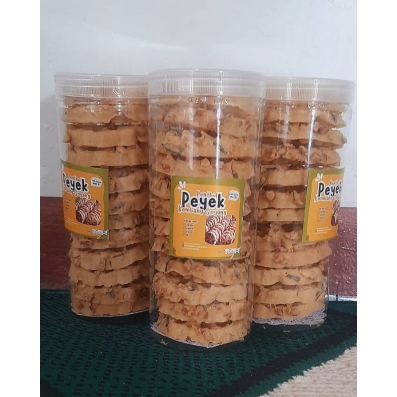 

Peyek Kembang Goyang "Penthul" kemasan Toples