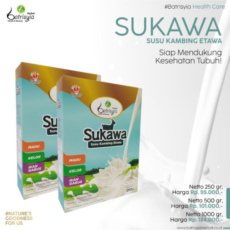 

Batrisyia Herbal Sukawa Susu Kambing Etawa