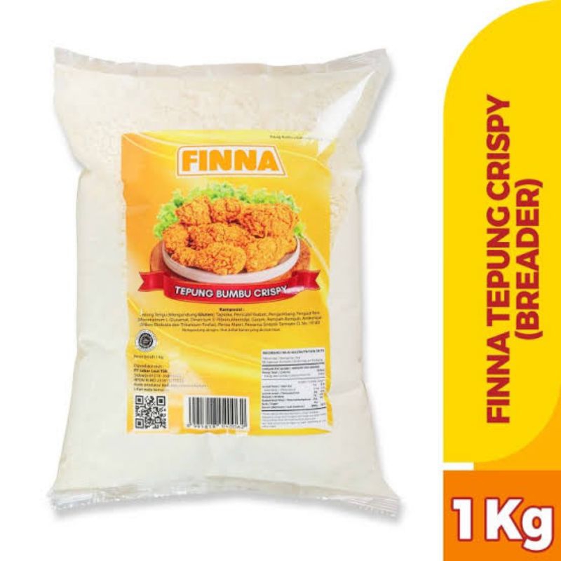 

Tepung Finna ( Breader) Dijamin Ori, kemasan 1kg