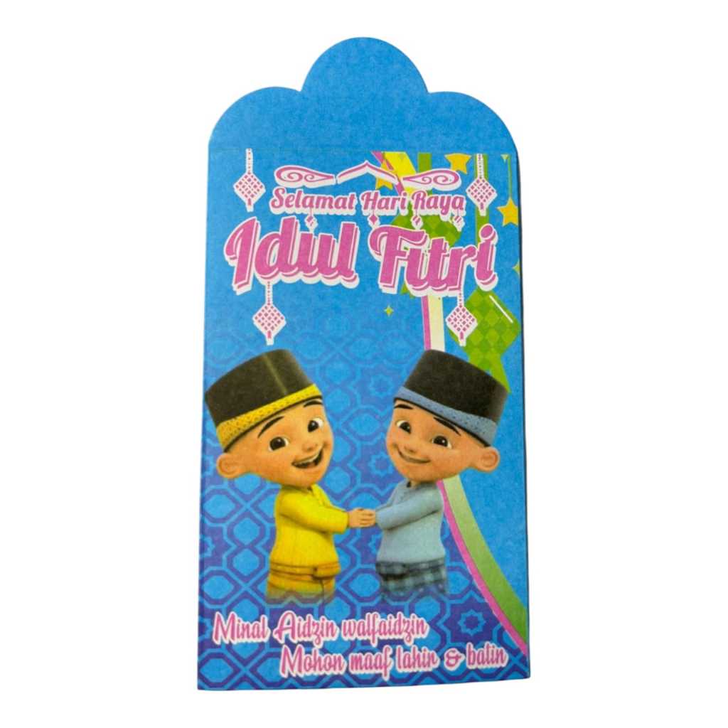 

10 PCS AMPLOP ANGPAO LEBARAN MOTIF UPIN IPIN