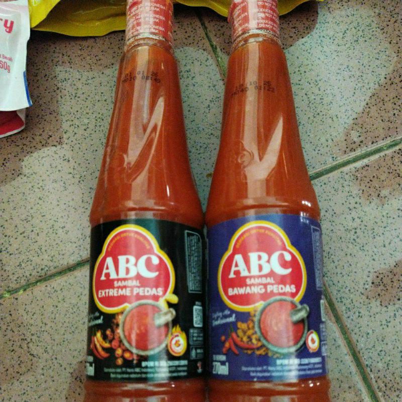 

1botol ABC sambal pedas EXTREME/BAWANG