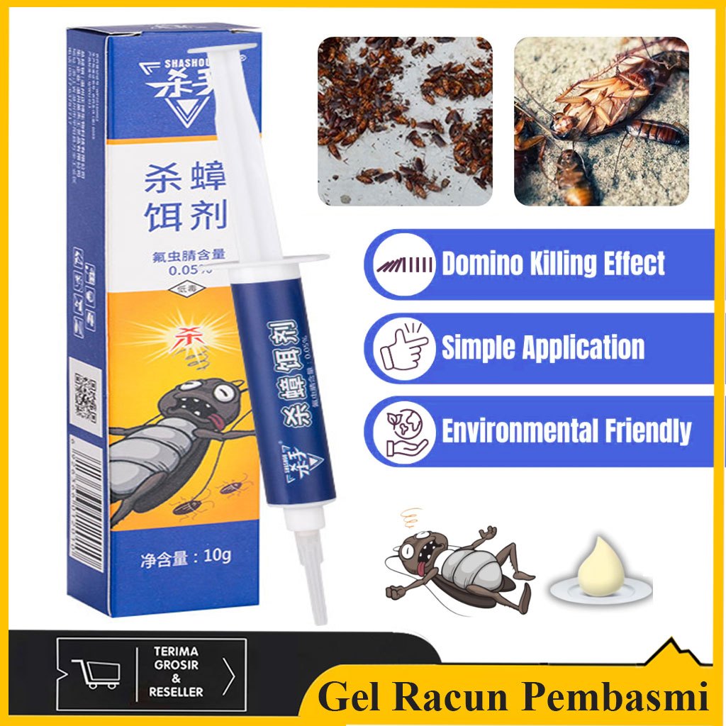 Gel Racun pembasmi kecoa Racun Kecoa Ampuh Racun Umpan Obat Anti Kecoa Racun Pembasmi Serangga Obat 