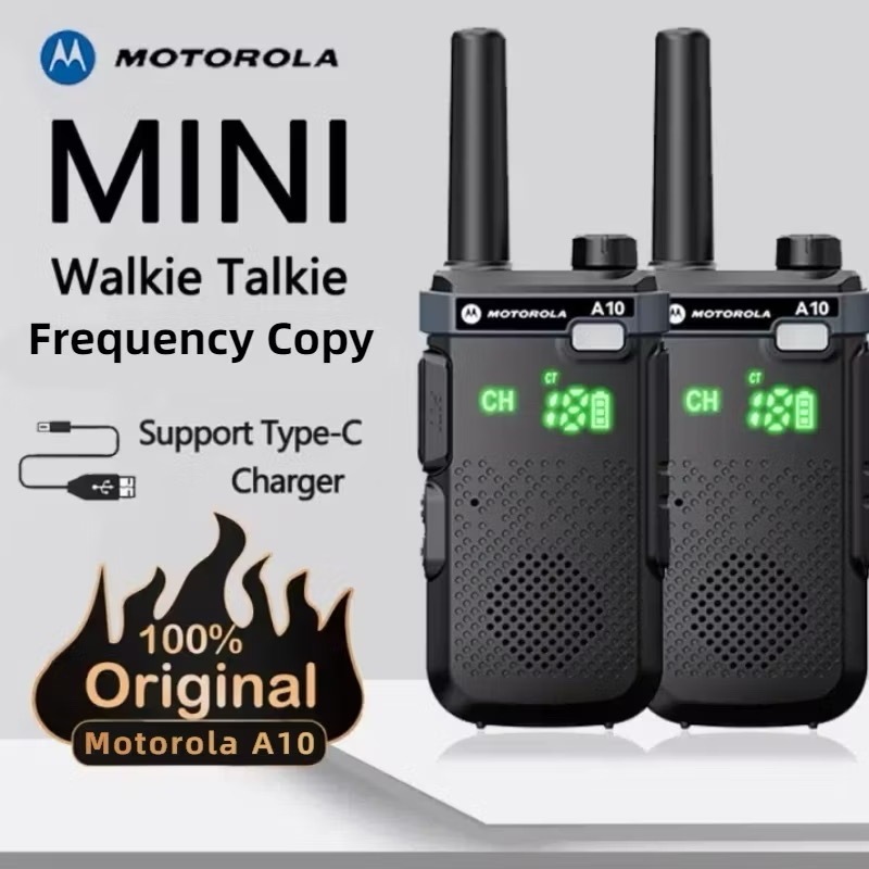 Boombastic ofc - Mini Walkie Talkie A10 Frequency Copy 199 Saluran 9800MAH Baterai HT Handy Talky