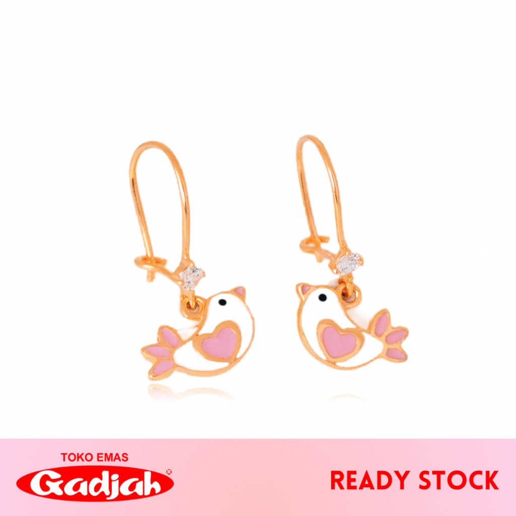 Anting Emas Anak Kawatan Burung Kutilang - Toko Emas Gadjah