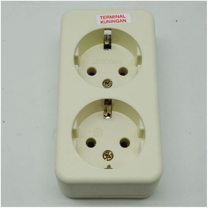 STOP KONTAK LUBANG 2 UTICON