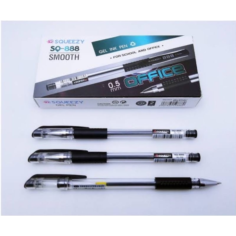 

D3W! (12 Lusin) Pen Office Squeezy GP-SQ888 Per gross