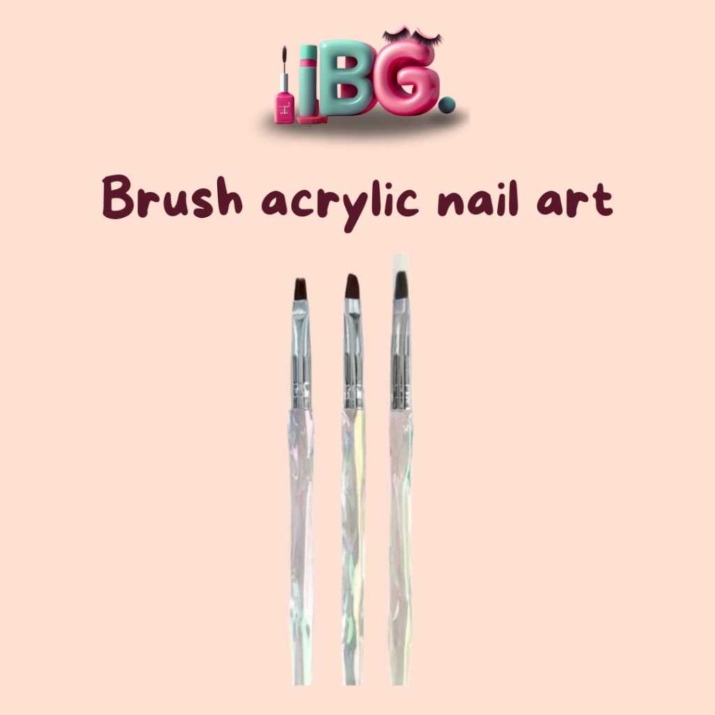 Brush Acrylic Nail Art Brush Nail Art Akrilik Brush Akrilik Nail Kuas Acrylic Nail Oval Kuas Oval Kuku