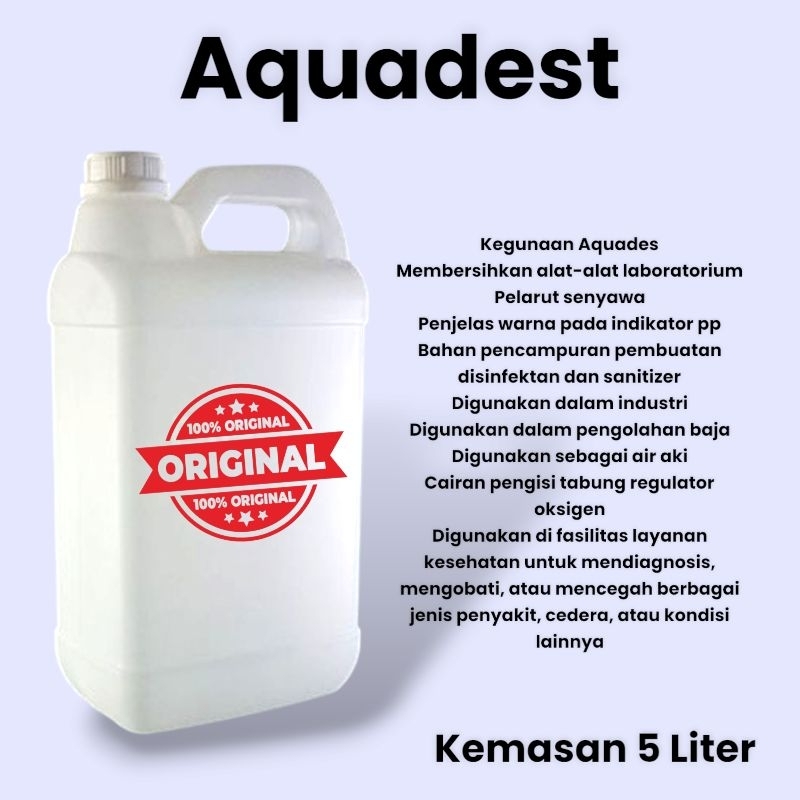 Aquadest 5 Liter