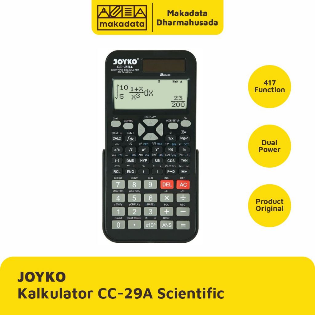 

CALCULATOR | KALKULATOR JOYKO CC-29A SCIENTIFIC