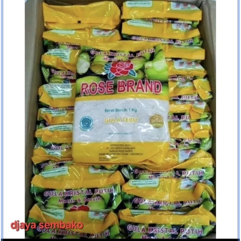 

1 Karton Gula Rose Brand Isi 20 kg