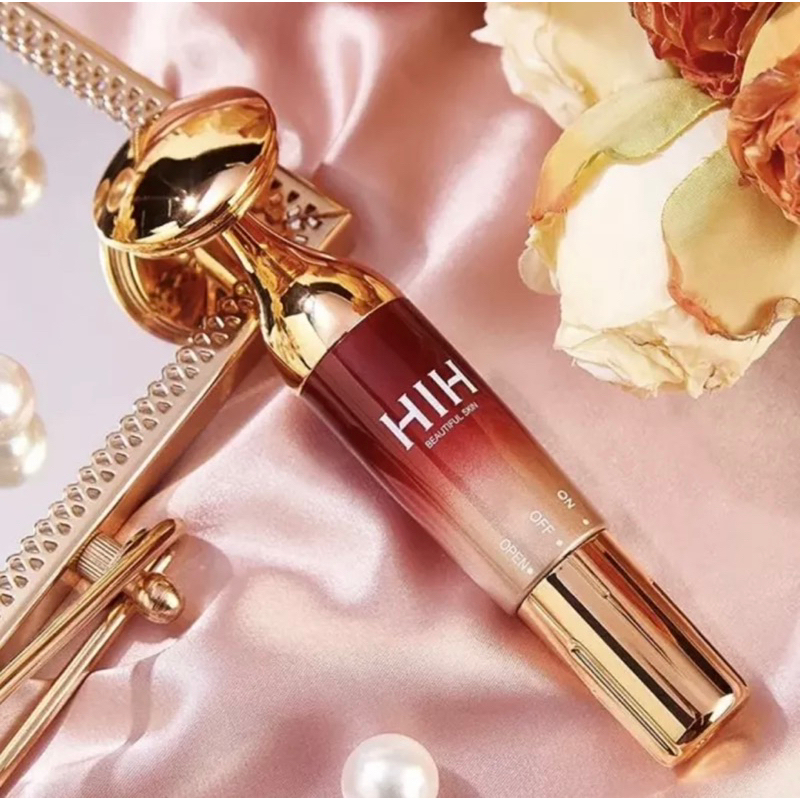 HIH-Alat Setrika Wajah RED GOLD / Pemijat Perawatan Kulit Anti Anging / Facial Massager / Alat Peraw