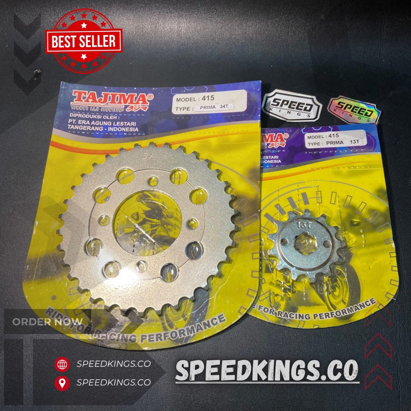 GEAR DEPAN BELAKANG GRAND / PRIMA 415 MERK TAJIMA