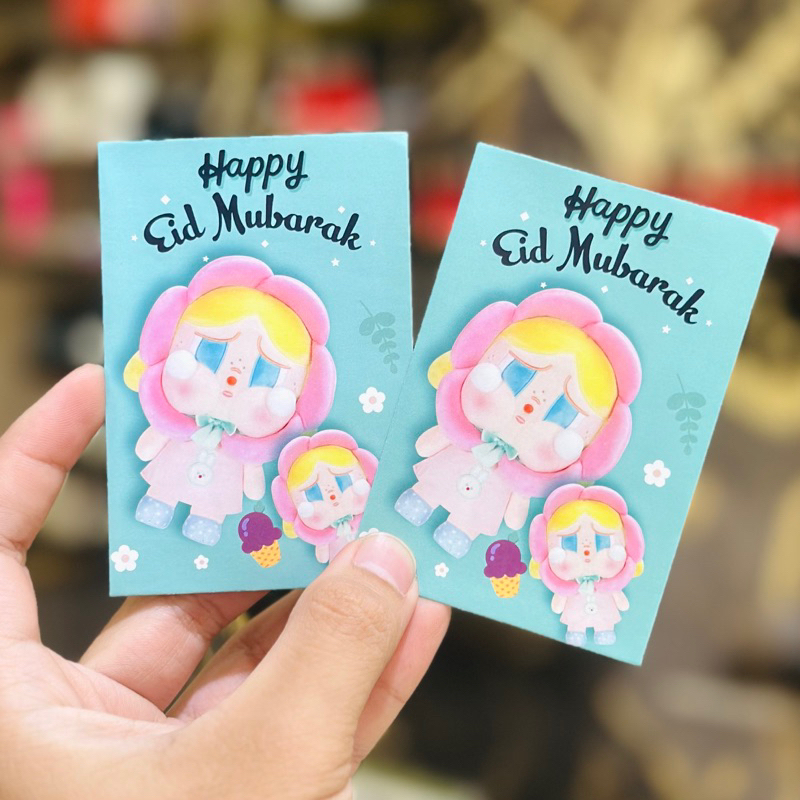 

AMPLOP THR LEBARAN MOTIF UNIK KARAKTER POPMART CRYING BABY