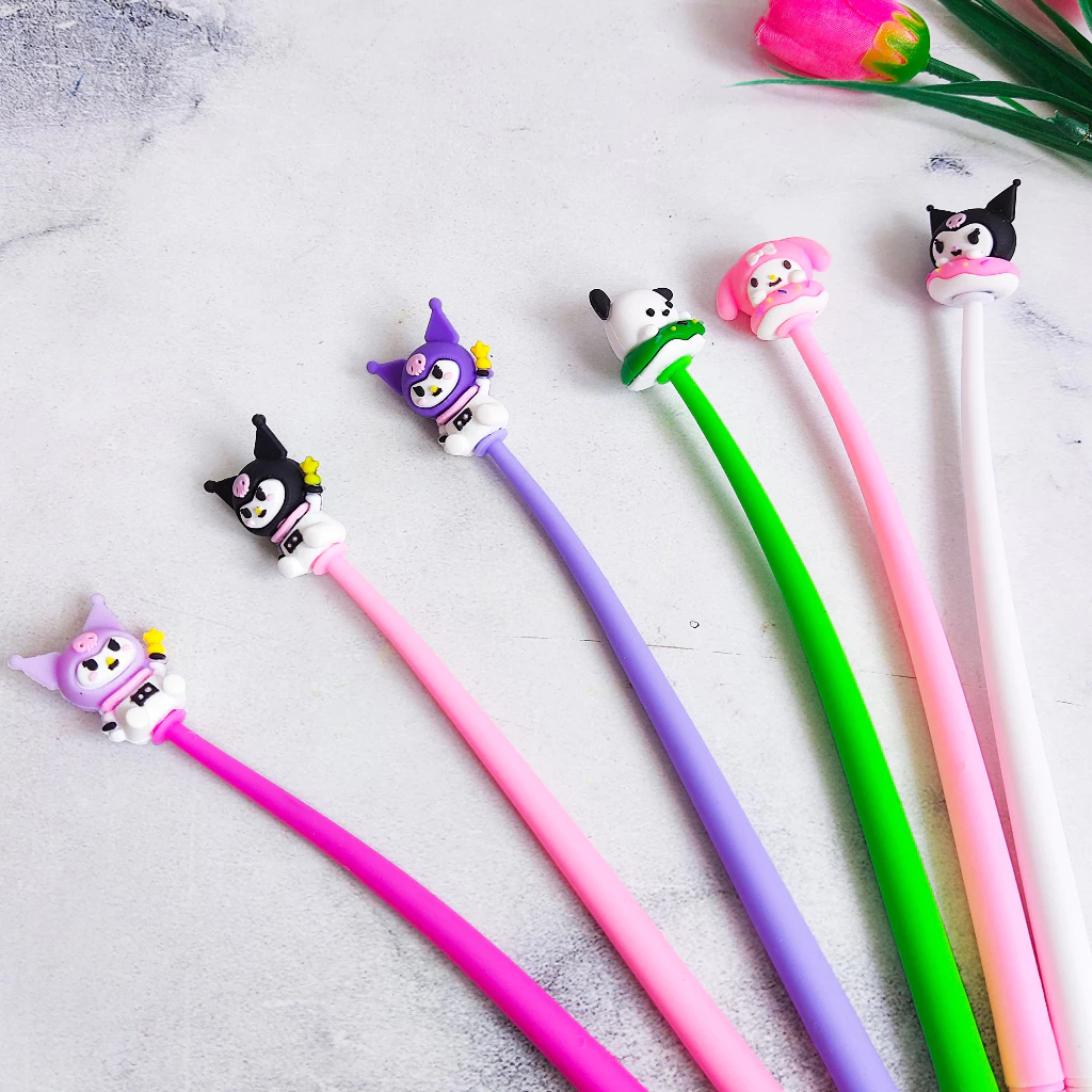 

PENA PEN SANRIO GOYANG ELASTIS SANRIO KUROMI MELODY POCHACCO PENA BOLPEN LETOY TOENG PULPEN