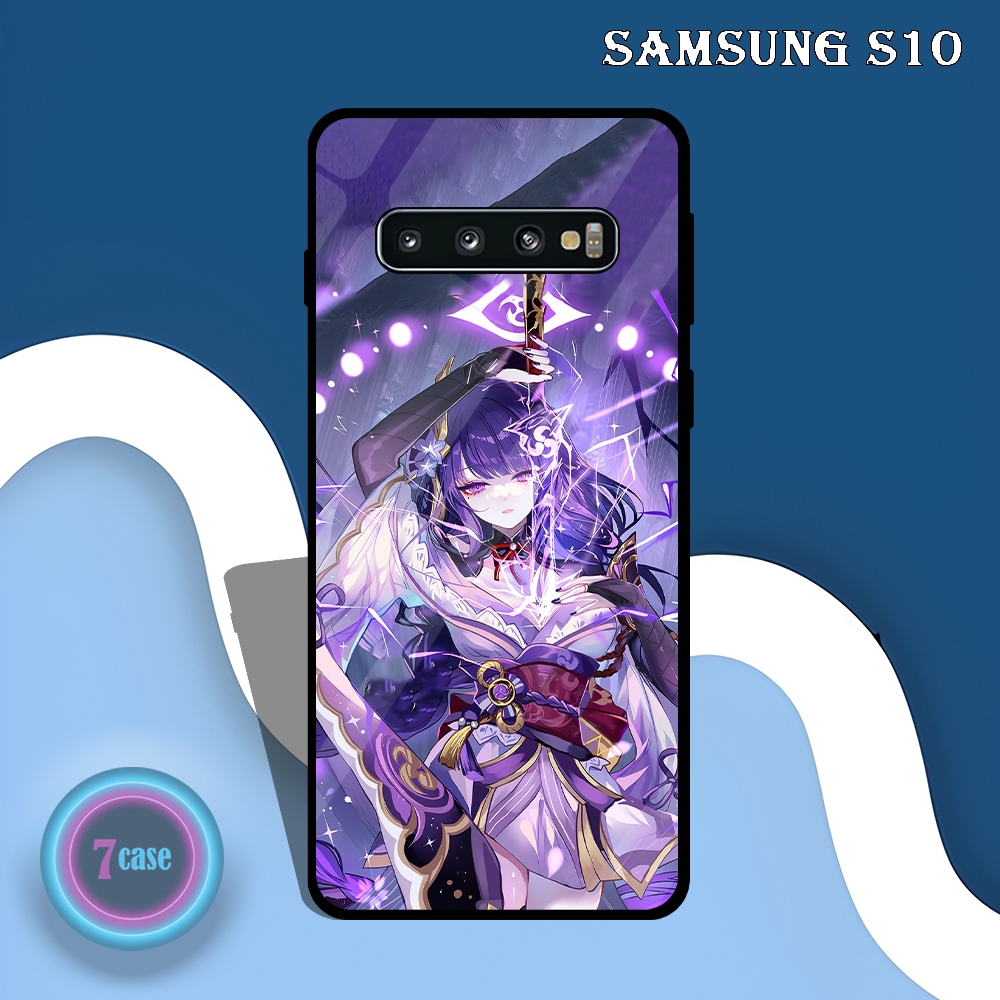 |SR29| CASE GLOSSY SAMSUNG A10 KILAU EFEK KACA KESING HP KUALITAS REALPICT HD MOTIF RAIDEN SHOGUN
