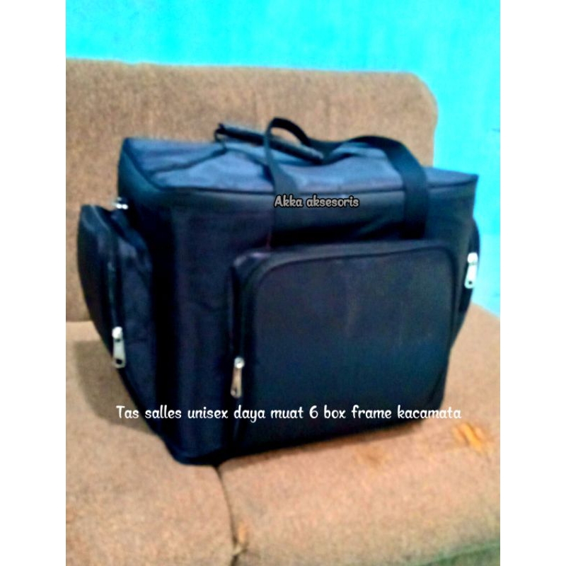 TAS SALLES OPTIK  UNISEX  MUAT 6 BOX /6LUSIN FRAME KACAMATANYA