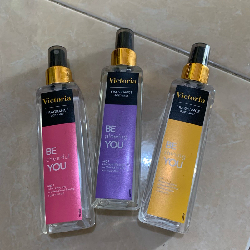 VICTORIA FRAGRANCE BODY MIST 100Ml/ Body mist Murah