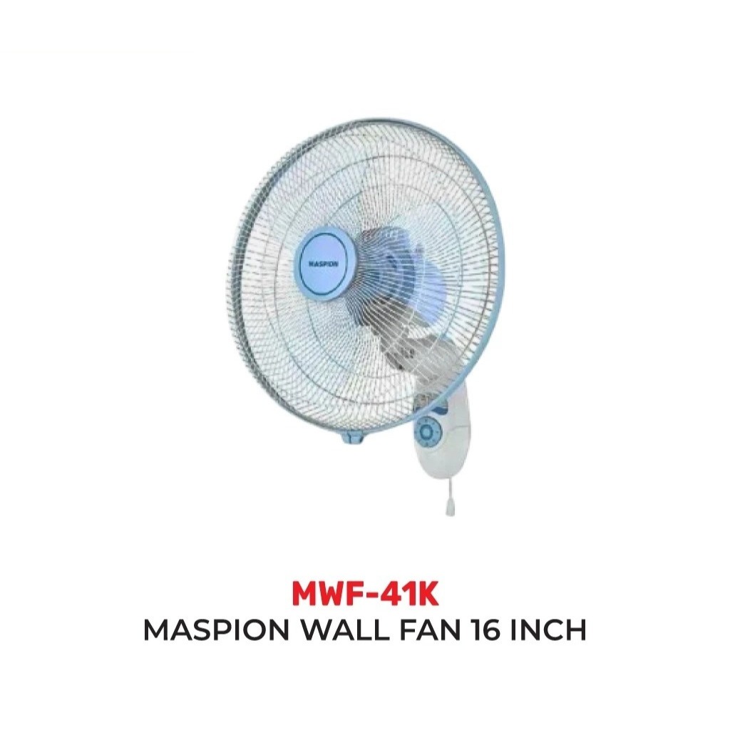 KIPAS ANGIN DINDING / KIPAS ANGIN TEMPEL TEMBOK / WALL FAN KIPAS ANGIN DINDING 16 INCH 41K - MASPION