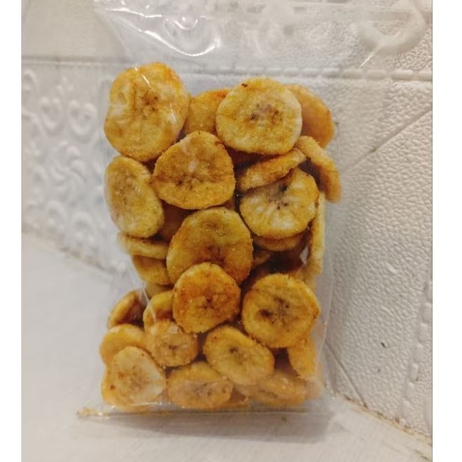 

keripik pisang koin premium kemasan plastik Bening 150 gr | oleh oleh khas malang Keripik Buah Pisang