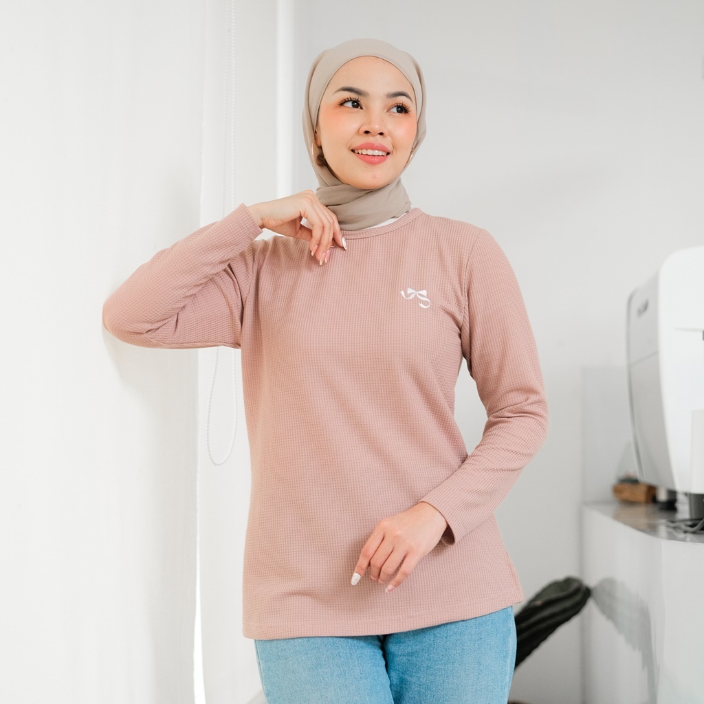 Sekido - Ganna Blouse Bahan Waffle Uniqlo