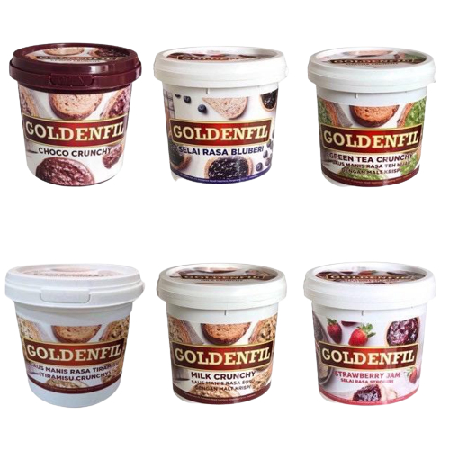 

goldenfill kemasan 1kg semua rasa,,, selai olesan
