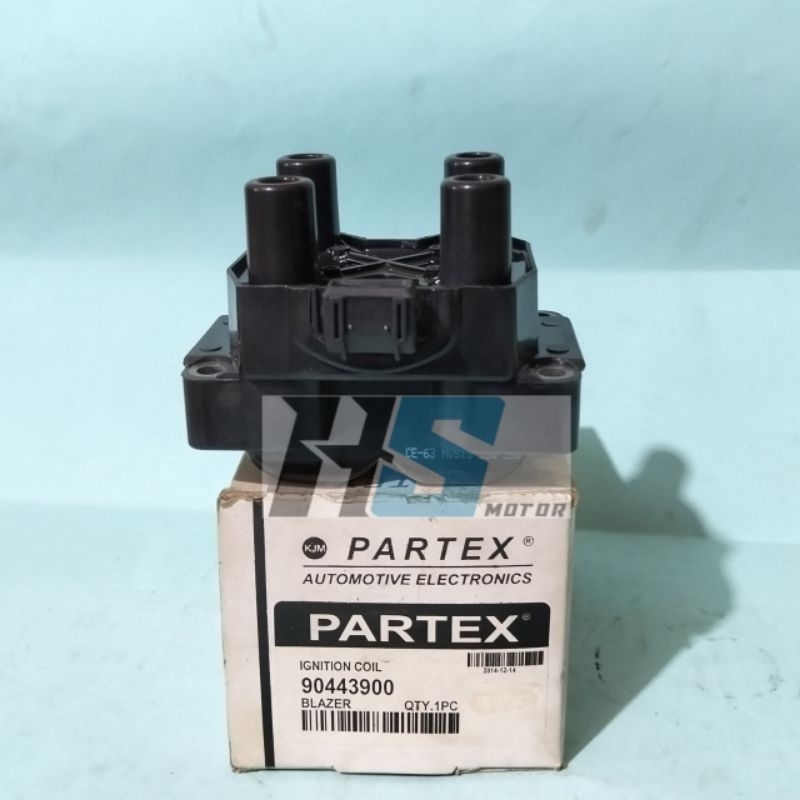 COIL IGNITION / KOIL PENGAPIAN MOBIL CHEVROLET OPEL BLAZER SOHC DOHC 90443900 PARTEX ORIGINAL