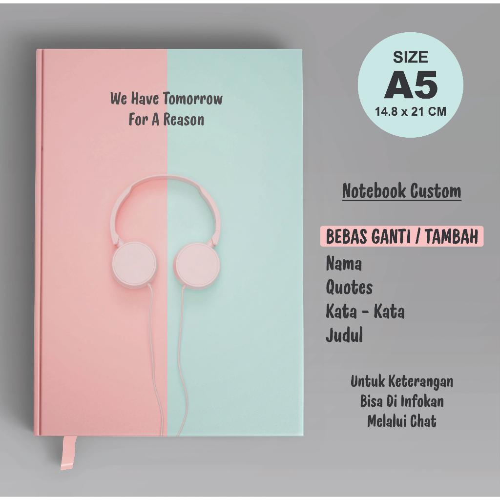 

Buku Catatan/Buku tulis Notebook Hardcover A5 custom
