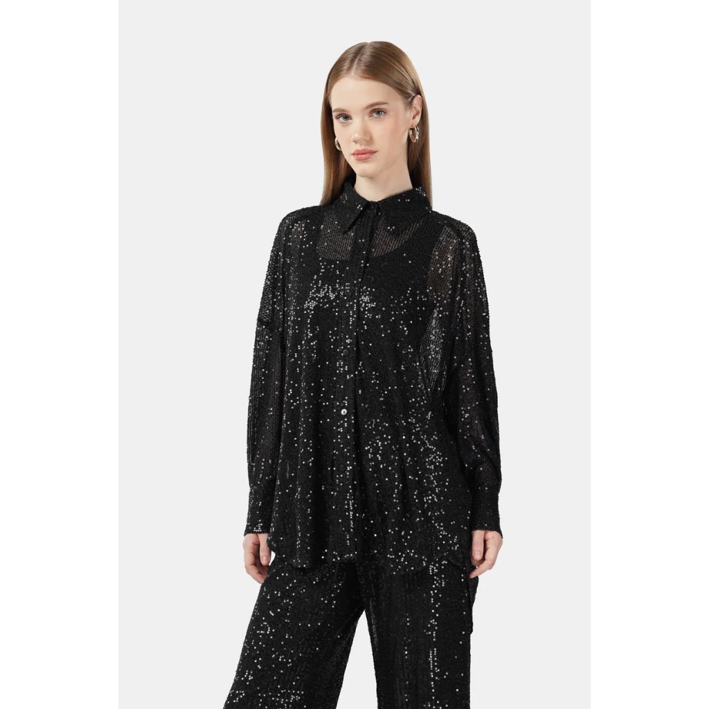 CALLIE SEQUIN SHIRT - BENANG JARUM