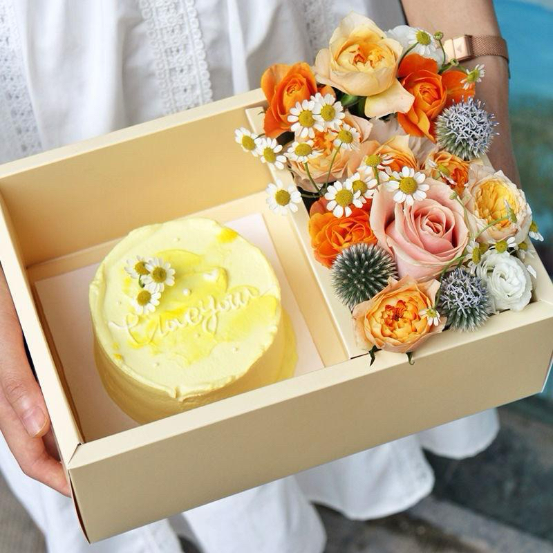 

Flower Bloom Box CAKE PAPER GIFTBOX / Kotak Bunga Florist / Flower Box