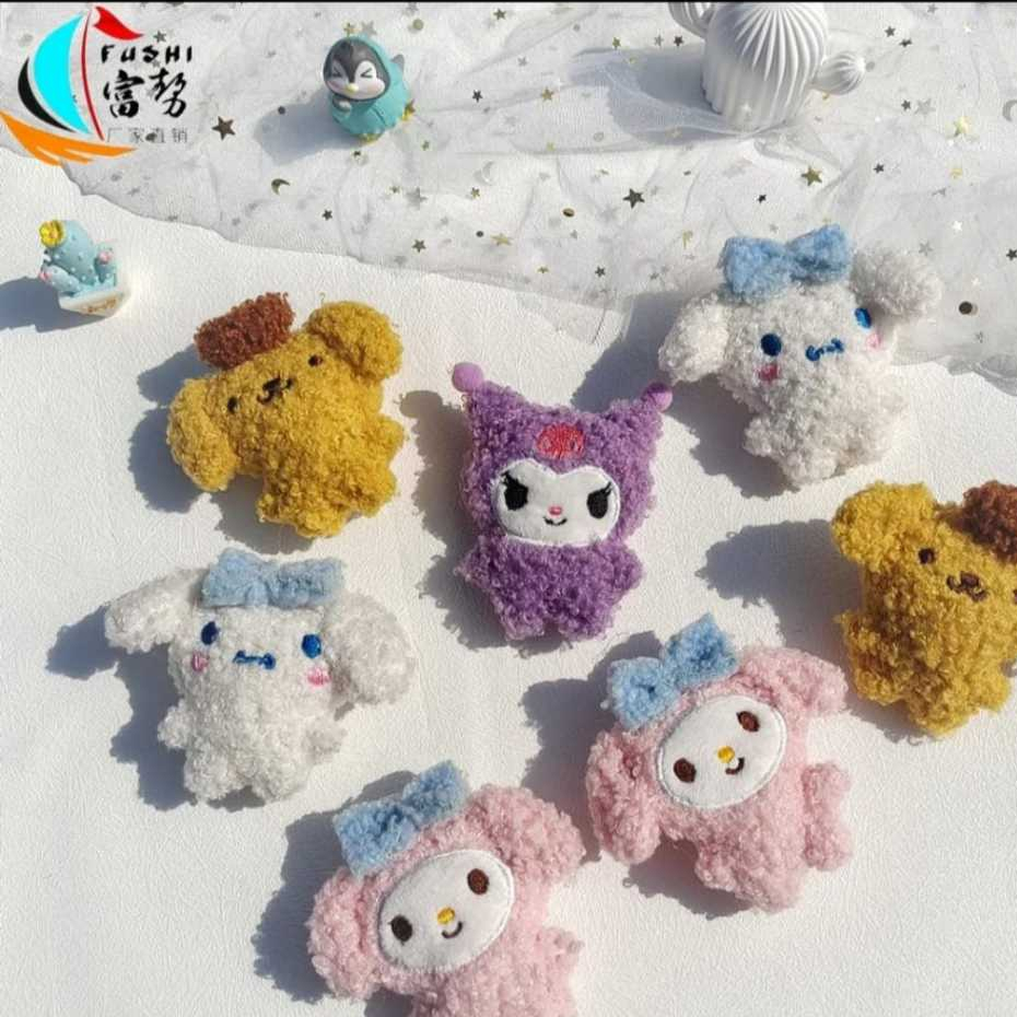 Cartoon Plush Dolls Popsocket Phone Holder Sanrio