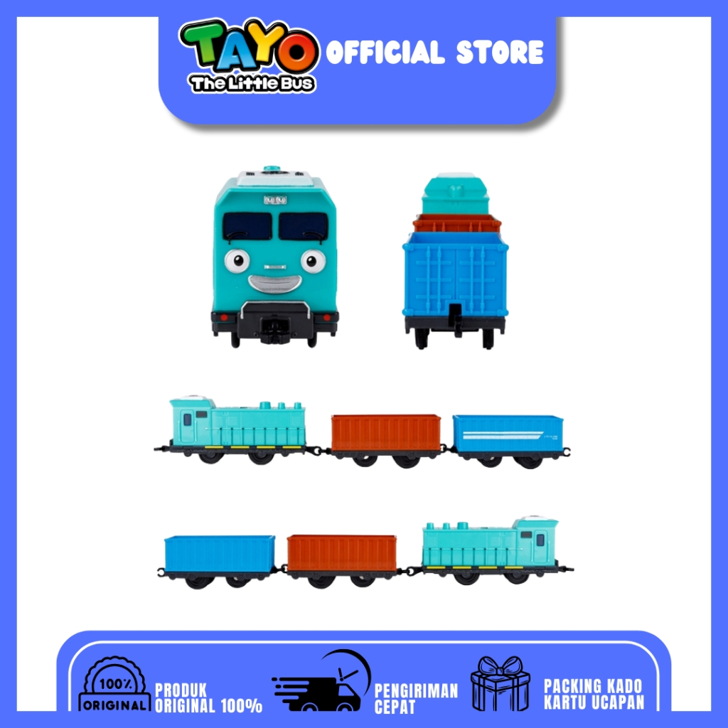 Mainan Titipo Kereta Setter Train Set TPT 120003