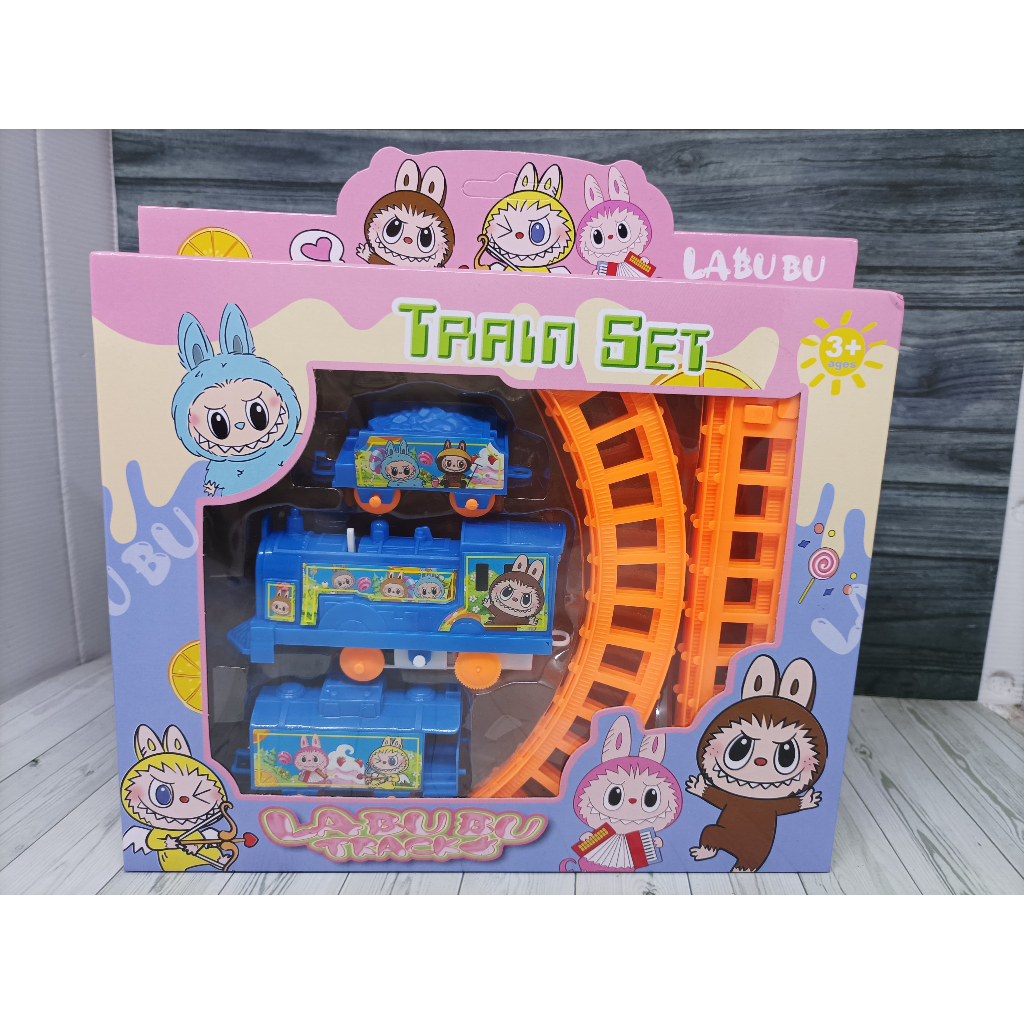 Mainan Anak Kereta Rel 3 Gerbong Mainan Trek Rel Kereta and friend Rel Kereta Api Elektrik.