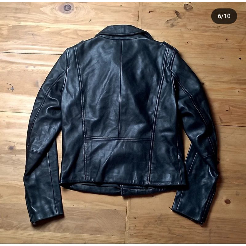 jaket kulit ramones ZARA man size S