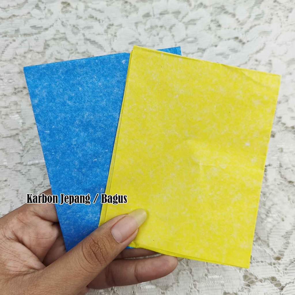 2 LEMBAR KARBON JAHIT BAGUS / KARBON JEPANG