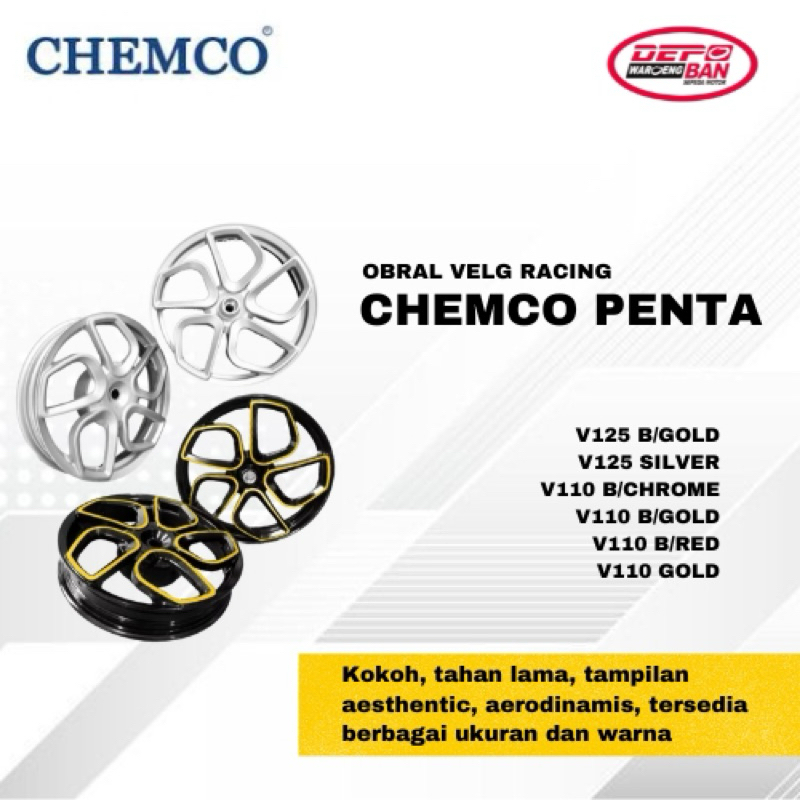OBRAL PRODUK VELG RACING V125/250 R14 PENTA ORIGINAL NEW