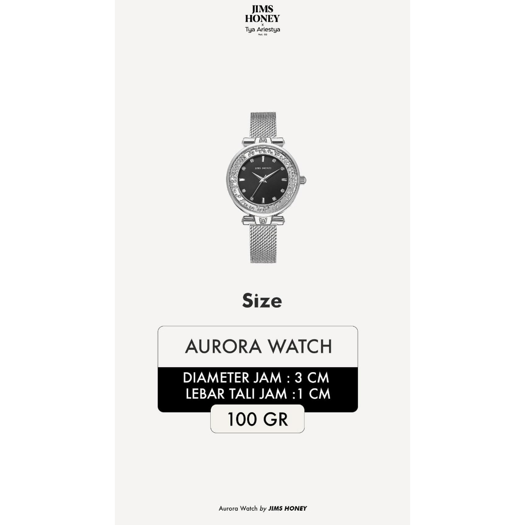 JIMS HONEY FOREVER AURORA WATCH JHW 52 Jam Tangan Wanita Jimshoney Murah Elegan Fashion Terbaru