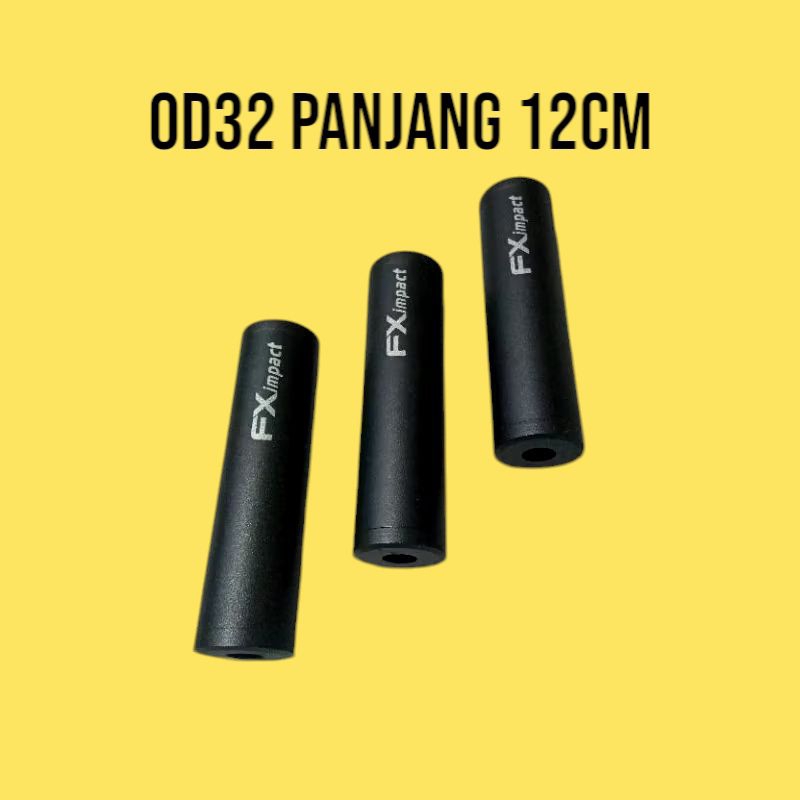 peredam silincer fx impact OD 32 panjang 12cm pcp uklik