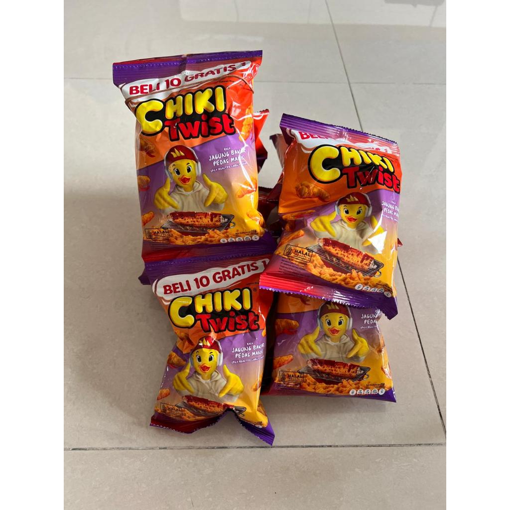 

Chiki Twist rasa Jagung Bakar Pedas Manis 20gr