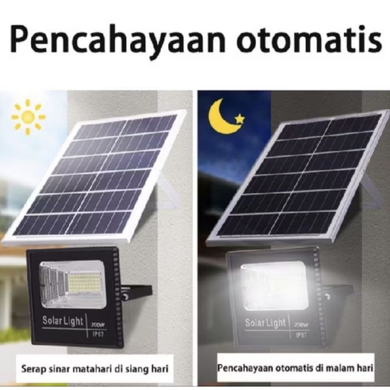 Sunpro S-200 Solar Light 200Watt Lampu Sorot Led Tenaga Surya Original